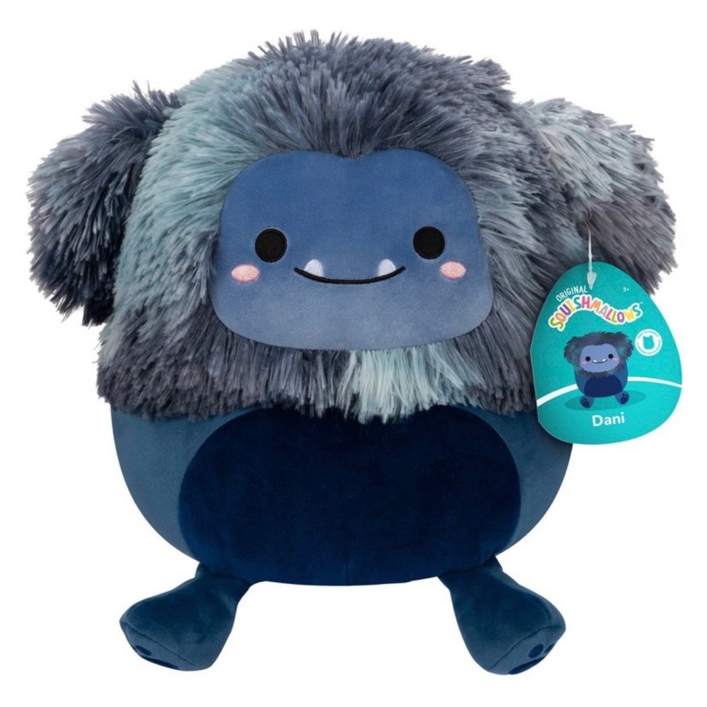 NWT Squishmallow Dani the Navy Blue Bigfoot 11-Inch